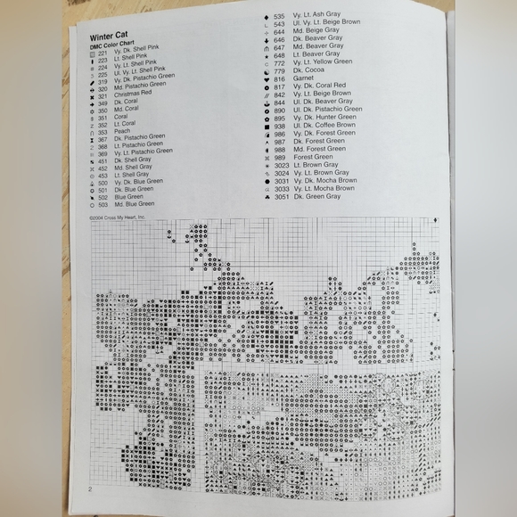 Cross Stitch Pattern Fall & Winter Cats - Picture 6 of 10